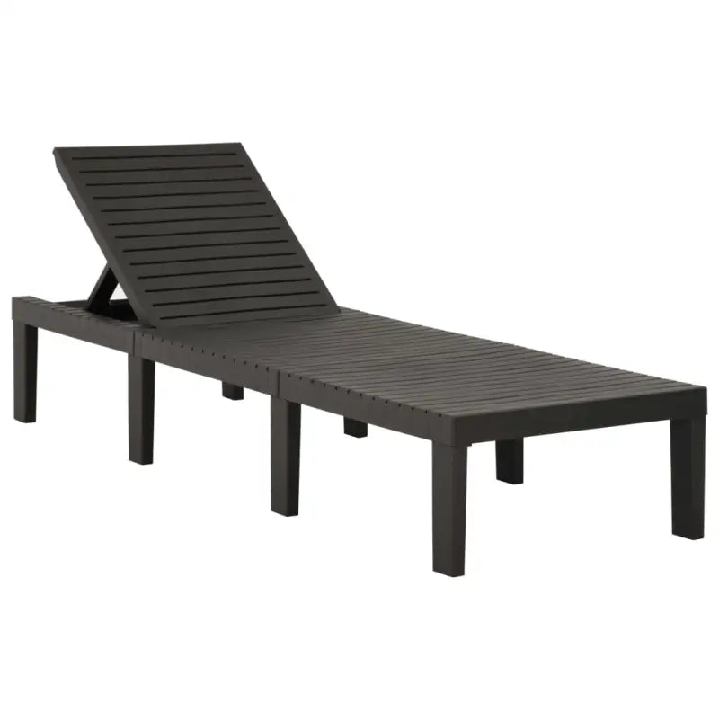 Ligstoel voor tuin of terras met kunststof en gemakkelijk schoon te maken - Ligstoelen