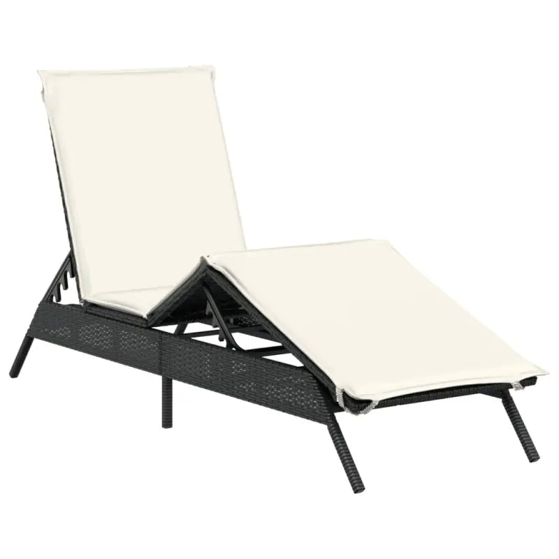 Ligstoelen met poly rattan en verstelbare posities voor buitencomfort - Ligstoelen