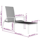 Ligstoelen met Polyetheen Rattan voor ultiem tuincomfort - Ligstoelen