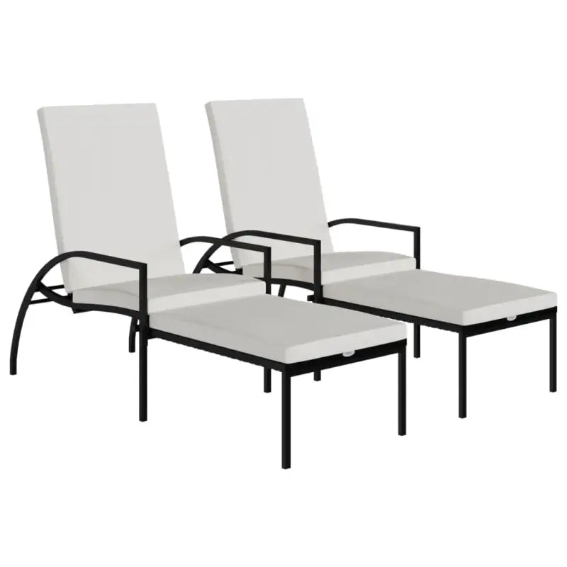 Ligstoelen met Polyetheen Rattan voor ultiem tuincomfort - Ligstoelen