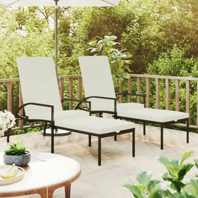 Ligstoelen met Polyetheen Rattan voor ultiem tuincomfort - Ligstoelen