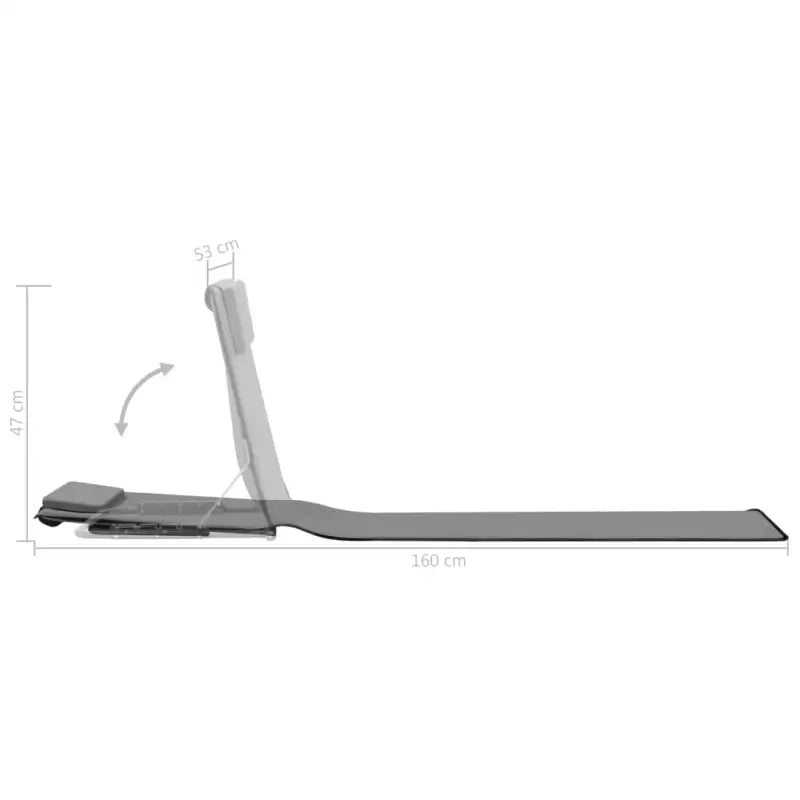 Ligstoelen set met opvouwbare strandmatten voor strand en camping - Ligstoelen