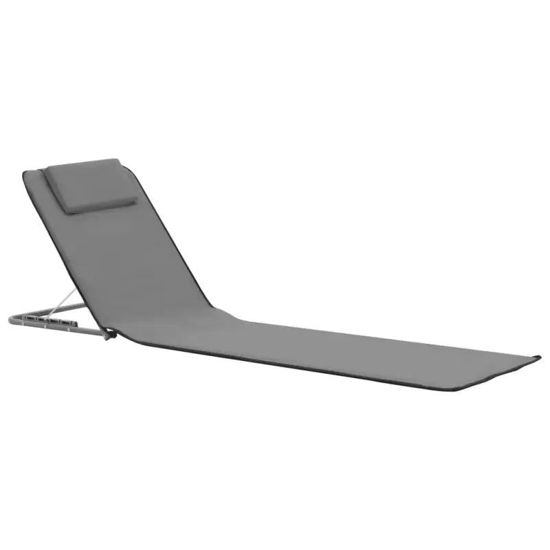 Ligstoelen set met opvouwbare strandmatten voor strand en camping - Ligstoelen