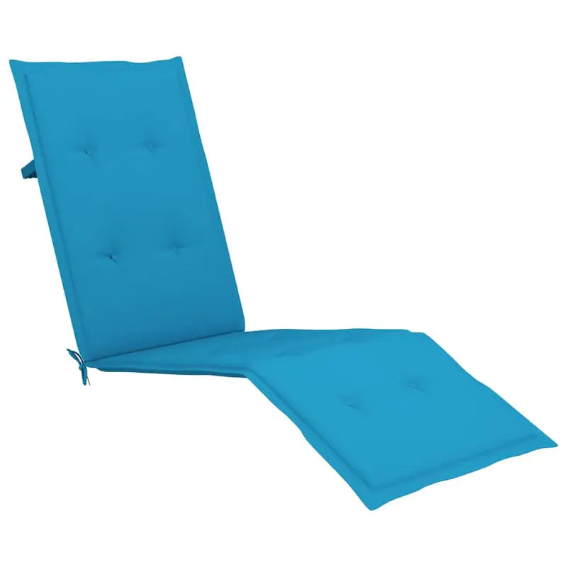 Ligstoelen van massief acaciahout met elastische band en sets touwtjes - Ligstoelen