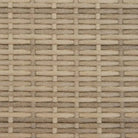 Ligstoelen van poly rattan met gemakkelijk schoon en gehard glas oppervlak - Ligstoelen