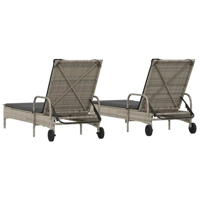 Ligstoelen van poly rattan voor een comfortabele zitervaring - Ligstoelen