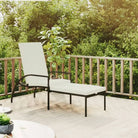 Ligstoelen van polyetheen rattan voor ultiem buitencomfort - Bruin / 1 - Ligstoelen