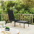 Ligstoelen van polyetheen rattan voor ultiem buitencomfort - Grijs / 1 - Ligstoelen