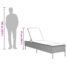 Ligtstoelen van poly rattan voor een comfortabele zitervaring met wasbare hoes - Ligstoelen