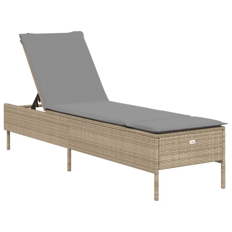 Ligtstoelen van poly rattan voor een comfortabele zitervaring met wasbare hoes - Ligstoelen