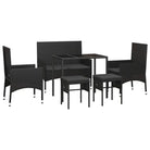 Loun Average set van gepoedercoat staal voor tuin of terras - Tuinsets