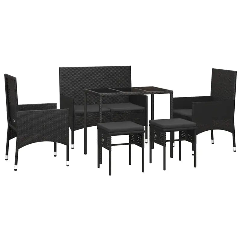 Loun Average set van gepoedercoat staal voor tuin of terras - Tuinsets