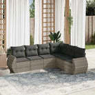 Lounge Tuinset in Beige Materiaal met Gepoedercoat Staal en Waterdichte Tas - Lichtgrijs / Zonder tafel - Tuinsets