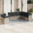 Lounge Tuinset in Beige met Gepoedercoat Staal en Waterdichte Tas - Lichtgrijs / Zonder tafel - Tuinsets