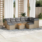 Lounge Tuinset in Beige met Waterdichte Tas en Gepoedercoated Staal - beige mix en lichtgrijs - Tuinsets