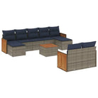 Lounge Tuinset in grijs materiaal met gepoedercoat staal afmetingen - Tuinsets