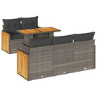 Lounge tuinset in grijs materiaal met waterdichte tas en gepoedercoat staal - Tuinsets