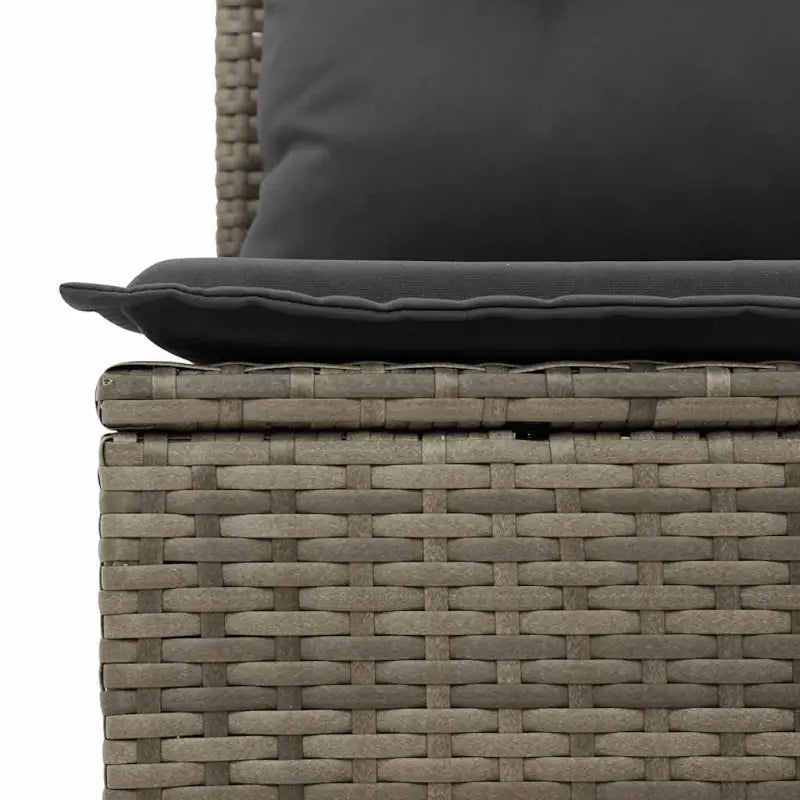 Lounge tuinset in grijs materiaal met waterdichte tas en gepoedercoat staal - Tuinsets