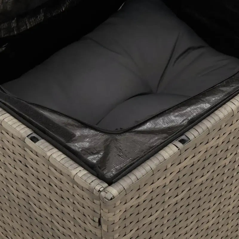 Lounge Tuinset in Grijs met Waterdichte Tas en Gepoedercoat Staal - Tuinsets