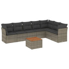 Lounge Tuinset in Grijs met Waterdichte Tas en Gepoedercoat Staal - Tuinsets
