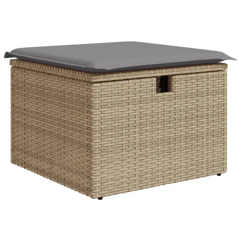 Lounge tuinset met beige materiaal en gepoedercoat staal afmetingen - Tuinsets