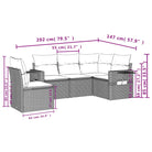 Lounge Tuinset met Gepoedercoat Staal en Waterdichte Tas - Tuinsets