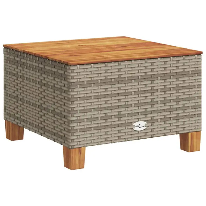 Lounge tuinset met grijs materiaal en natuurlijke olieafwerking - Tuinsets