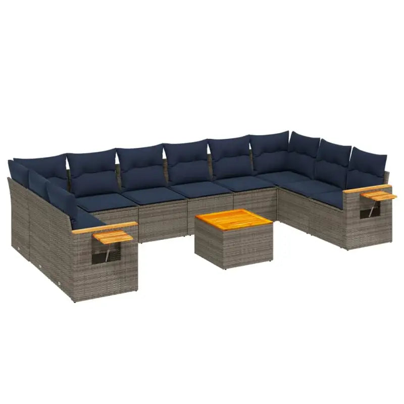 Lounge tuinset met grijs materiaal en waterdichte tas voor buitengebruik - Tuinsets