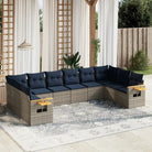 Lounge tuinset met grijs materiaal en waterdichte tas voor buitengebruik - grijs en marineblauw / Zonder tafel