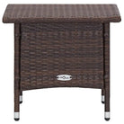 Lounge tuinset met stalen frame en PE-rattan voor een ontspannen buitenruimte - Bruin - Tuinsets