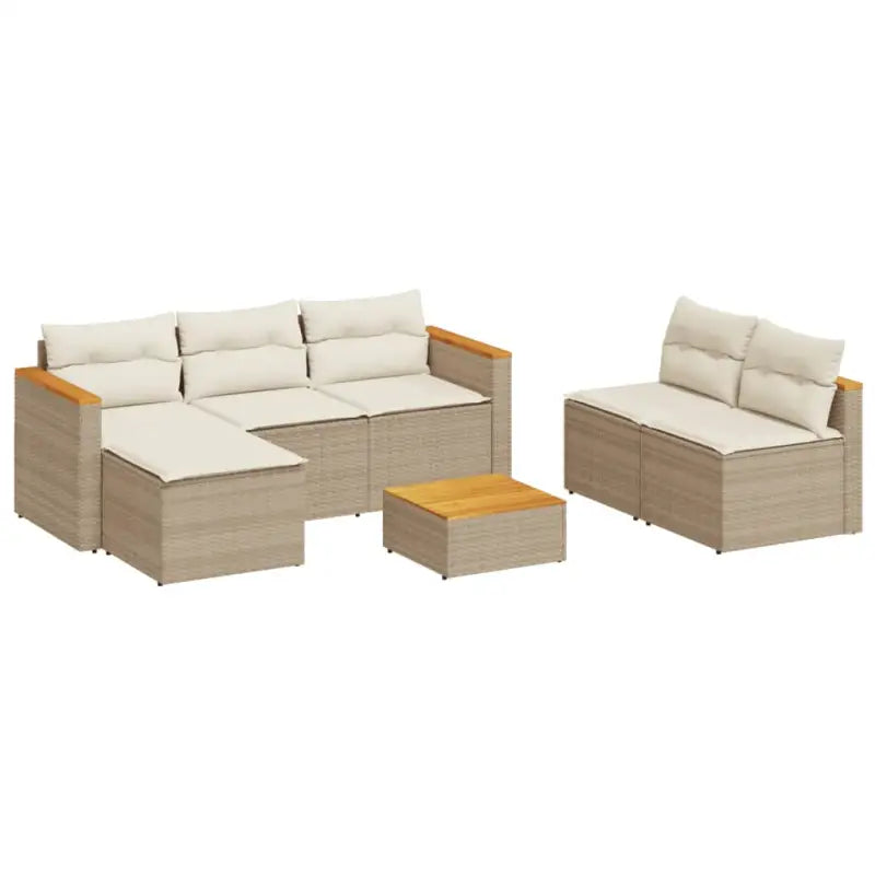 Lounge Tuinset met wasbare hoes en gepoedercoat staal in bruin materiaal - Tuinsets