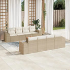 Lounge tuinset met waterdichte tas en beige materiaal van gepoedercoat staal - beige en crèmekleurig - Tuinsets