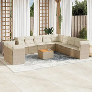 Lounge Tuinset met waterdichte tas en beige materiaal van gepoedercoat staal - Tuinsets