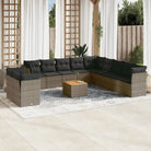 Lounge Tuinset met waterdichte tas en beige materiaal van gepoedercoat staal - grijs en donkergrijs - Tuinsets