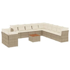 Lounge Tuinset met waterdichte tas en beige materiaal van gepoedercoat staal - Tuinsets