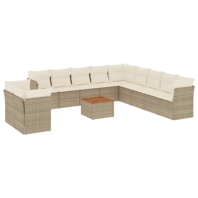 Lounge Tuinset met waterdichte tas en beige materiaal van gepoedercoat staal - Tuinsets