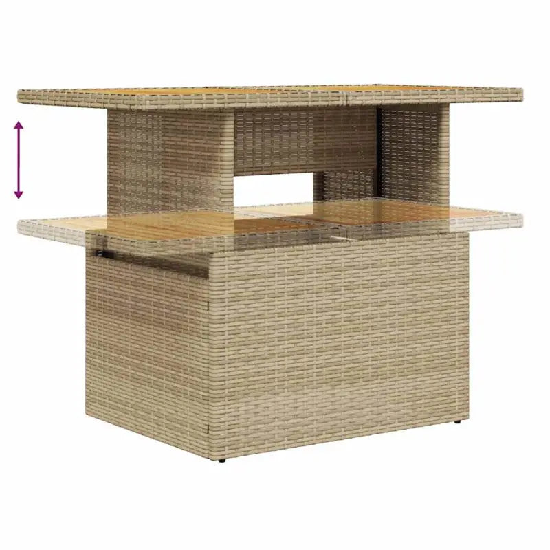 Lounge tuinset met waterdichte tas en beige materiaal op gepoedercoat staal - Tuinsets