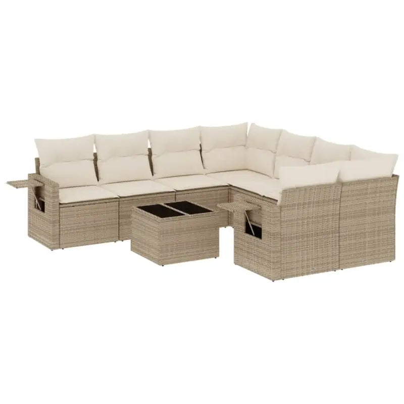Lounge Tuinset met Waterdichte Tas en Beige Material van Gepoedercoat Staal - Tuinsets