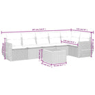 Lounge Tuinset met Waterdichte Tas en Beigemateriaal van Gepoedercoat Staal - Tuinsets