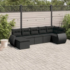 Lounge Tuinset met Waterdichte Tas en Gepoedercoat Staal in Beige - Zwart / Zonder tafel - Tuinsets