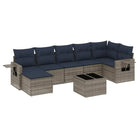 Lounge tuinset met waterdichte tas en grijs gepoedercoat staal - Tuinsets