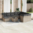 Lounge tuinset met waterdichte tas en grijs gepoedercoat staal - Grijs - Tuinsets