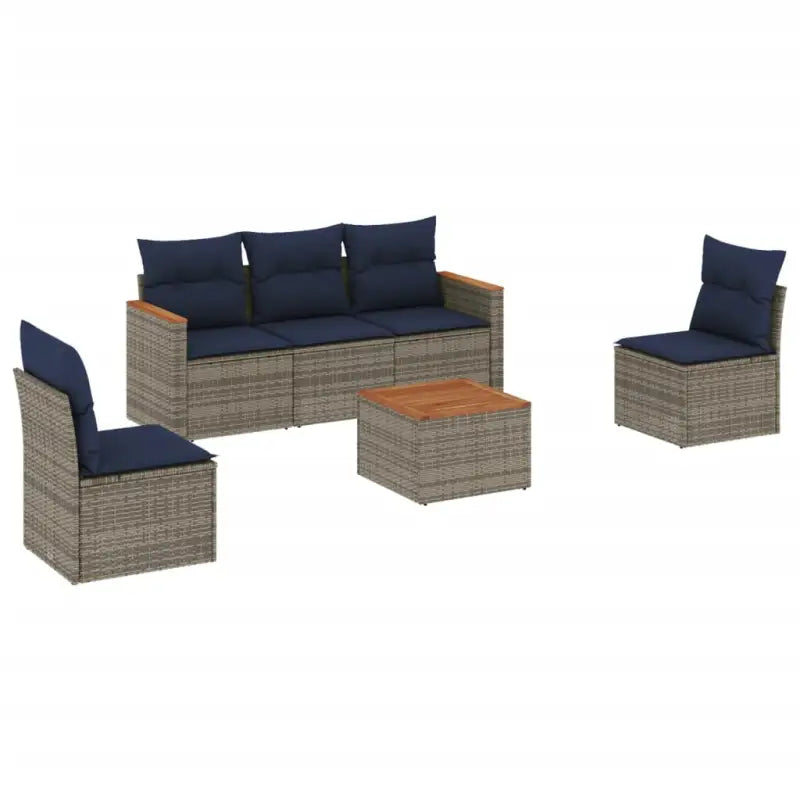 Lounge tuinset met waterdichte tas en grijs gepoedercoat staal - Tuinsets