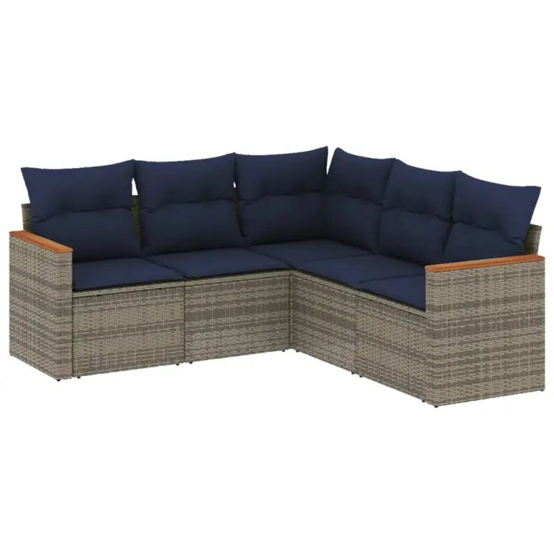 Lounge tuinset met waterdichte tas en grijs gepoedercoat staal - Tuinsets