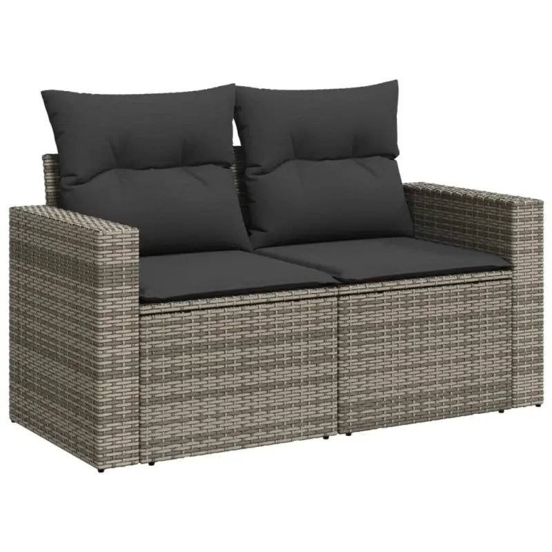 Lounge tuinset met waterdichte tas en grijs gepoedercoat staal - Tuinsets