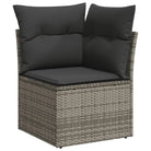 Lounge tuinset met waterdichte tas en grijs gepoedercoat staal - Tuinsets