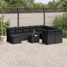 Lounge tuinset met waterdichte tas en grijs gepoedercoat staal - Zwart - Tuinsets
