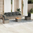 Lounge Tuinset met Waterdichte Tas en Grijs Materiaal van Gepoedercoat Staal - Grijs - Tuinsets