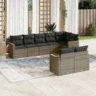 Lounge Tuinset met Waterdichte Tas Grijs Materiaal en Gepoedercoat Staal - Grijs / Zonder tafel - Tuinsets