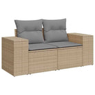 Lounge Tuinset met Waterdichte Tas in Beige en Gepoedercoat Staal - Tuinsets